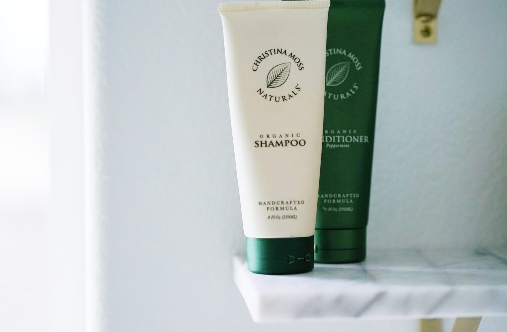 Christina Moss naturals organic shampoo and conditioner