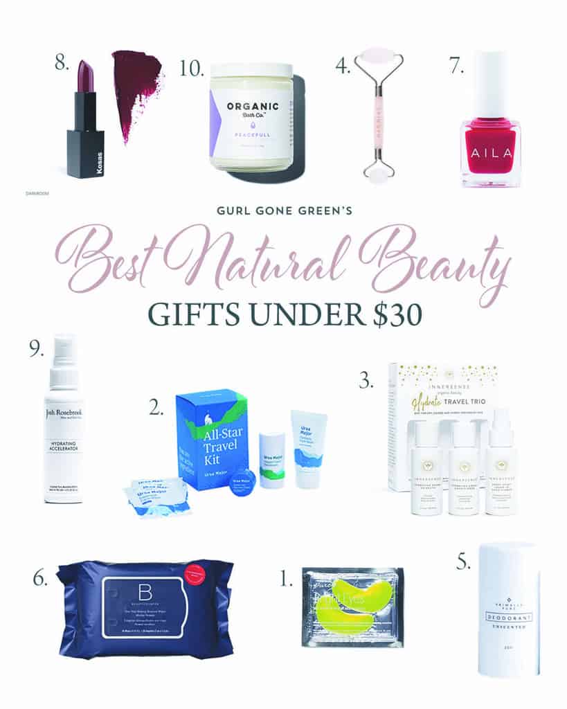 natural beauty gifts under $30