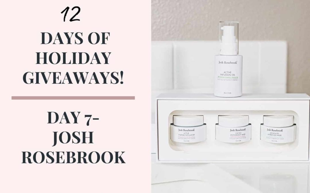12 Days Of Holiday Giveaways- Day 7 Josh Rosebrook