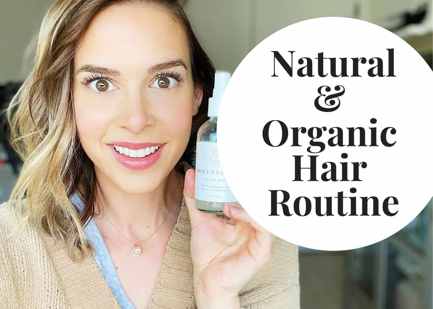 Natural and organic hair routine