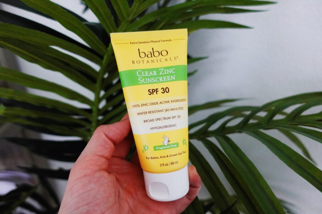 babo botanicals sunscreen