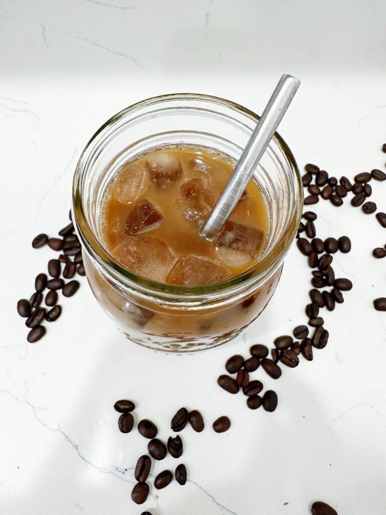 Cold Brew Coffee In Glass Jar