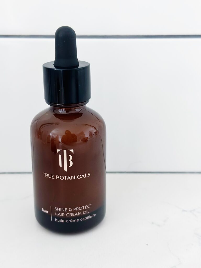 True Botanicals Shine & Protect Hair Cream Oil