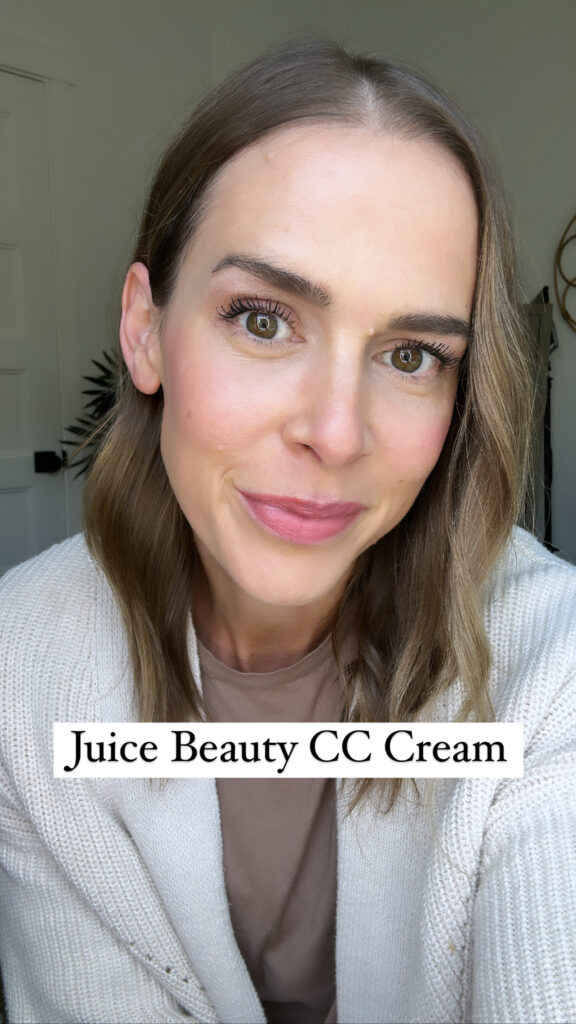 woman wearing Juice Beauty CC Cream