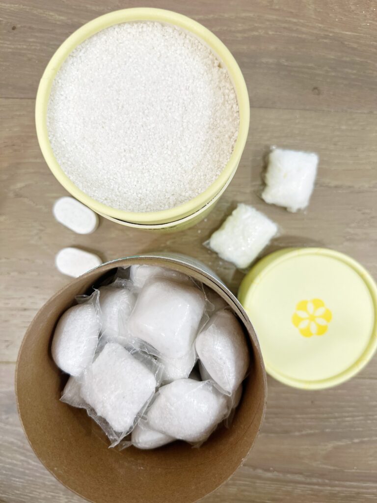 Non toxic dishwasher powder and pods